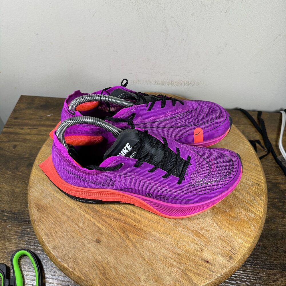 Nike Purple and Orange Women's Running Shoes